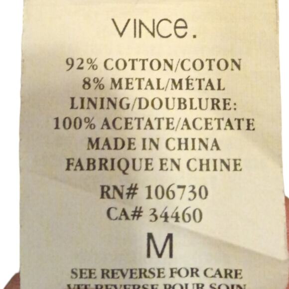 Vince khaki bolero cotton metal blend - Picture 5 of 5